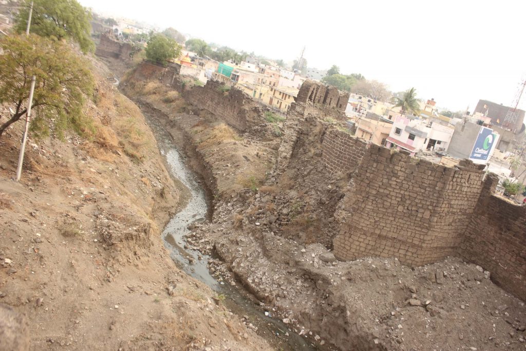 The Moats of the City wall - ARCHAEOLOGICAL SURVEY OF INDIA