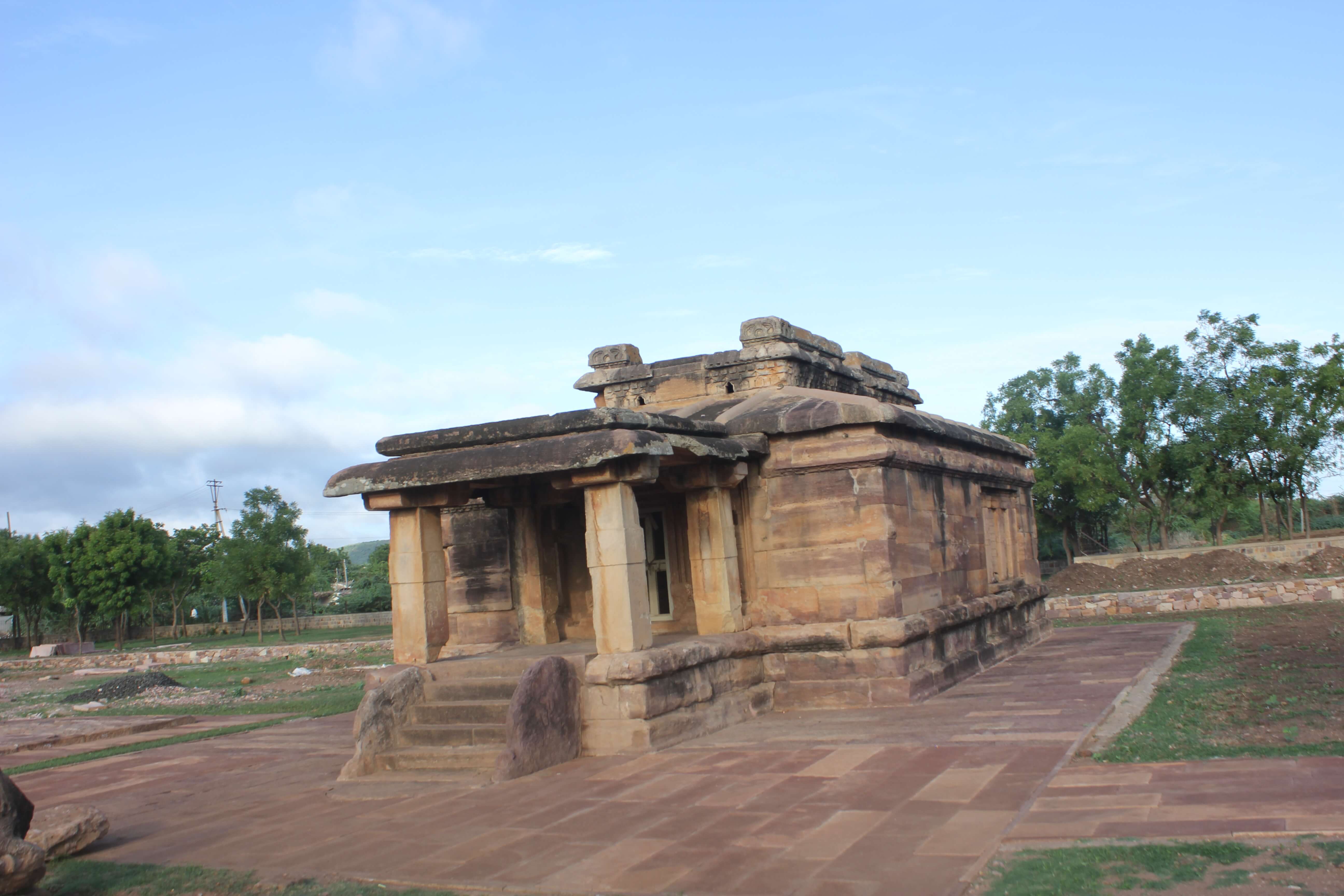 Temples in fields a short distance from the north-west corner of ...