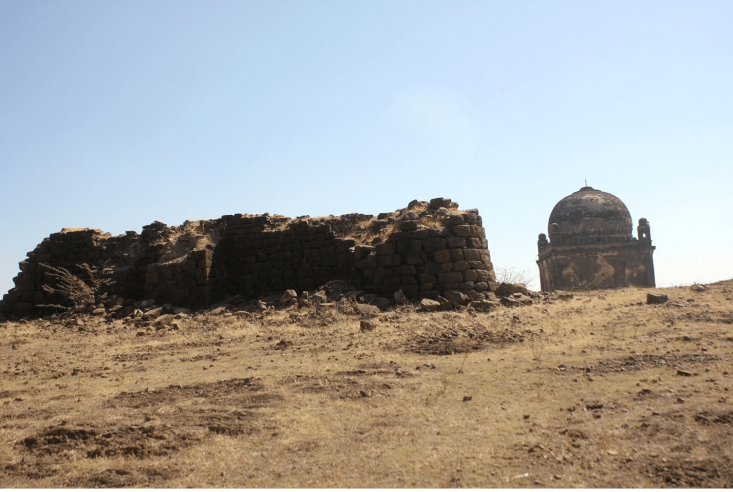 Mahal at Ainapur in field - ARCHAEOLOGICAL SURVEY OF INDIA